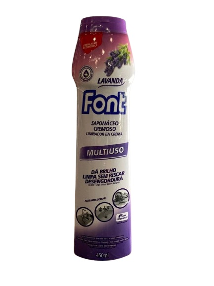 SAPONACEO CREMOSO FONT LAVANDA 450 ML