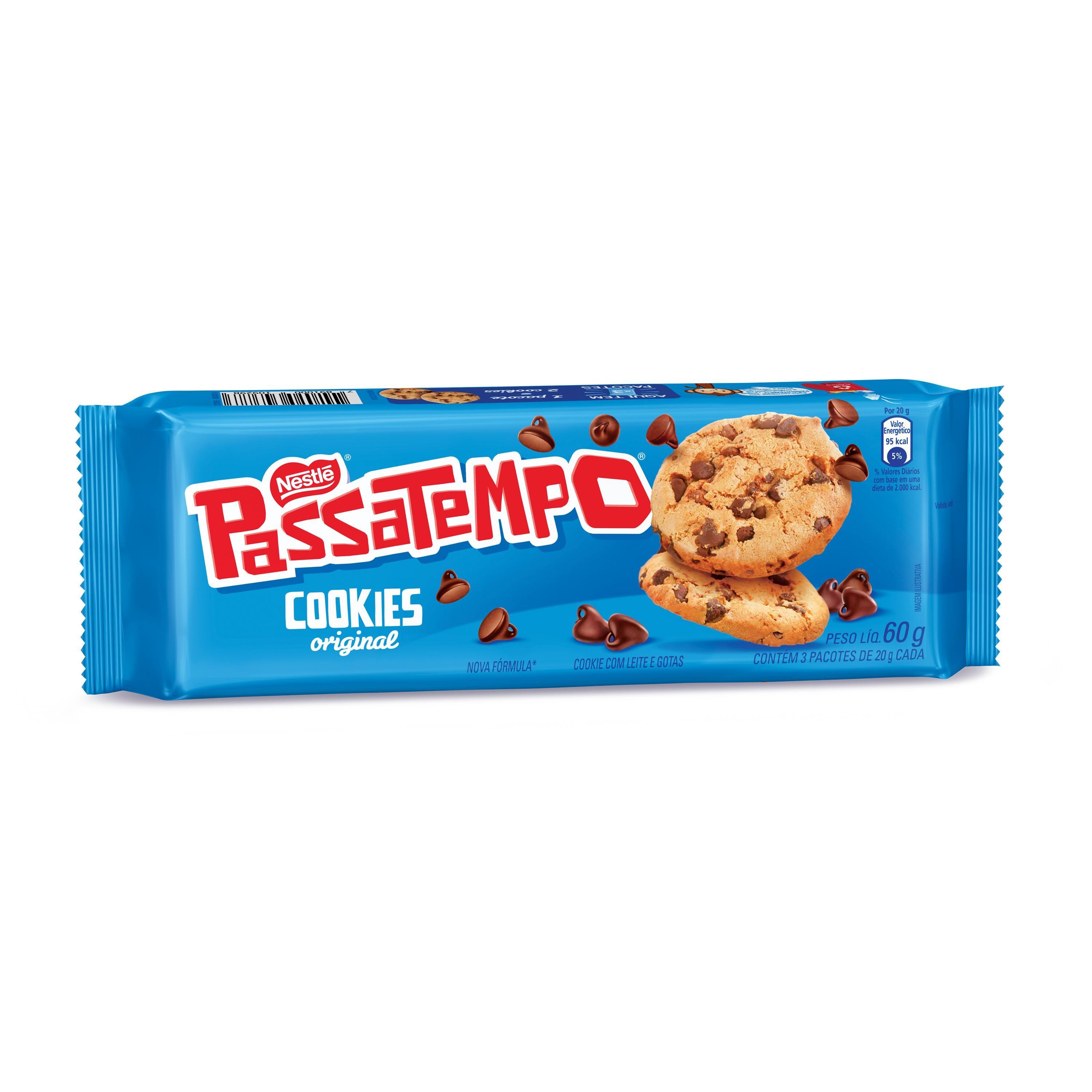 COOKIE PASSATEMPO GOTAS CHOC 60G