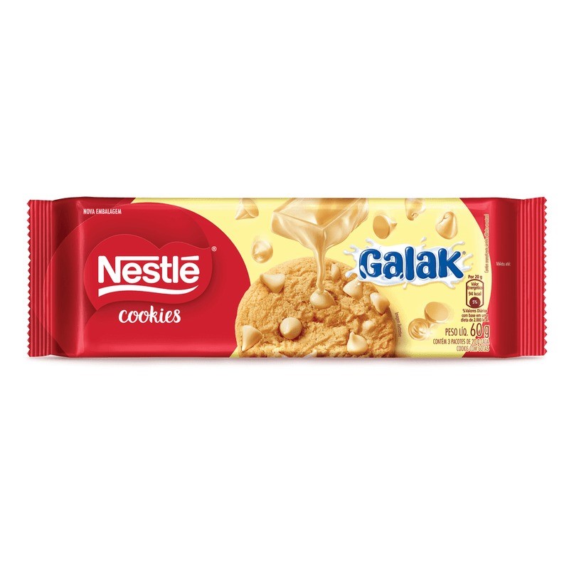 COOKIE GALAK GOTAS CHOC BCO 60G