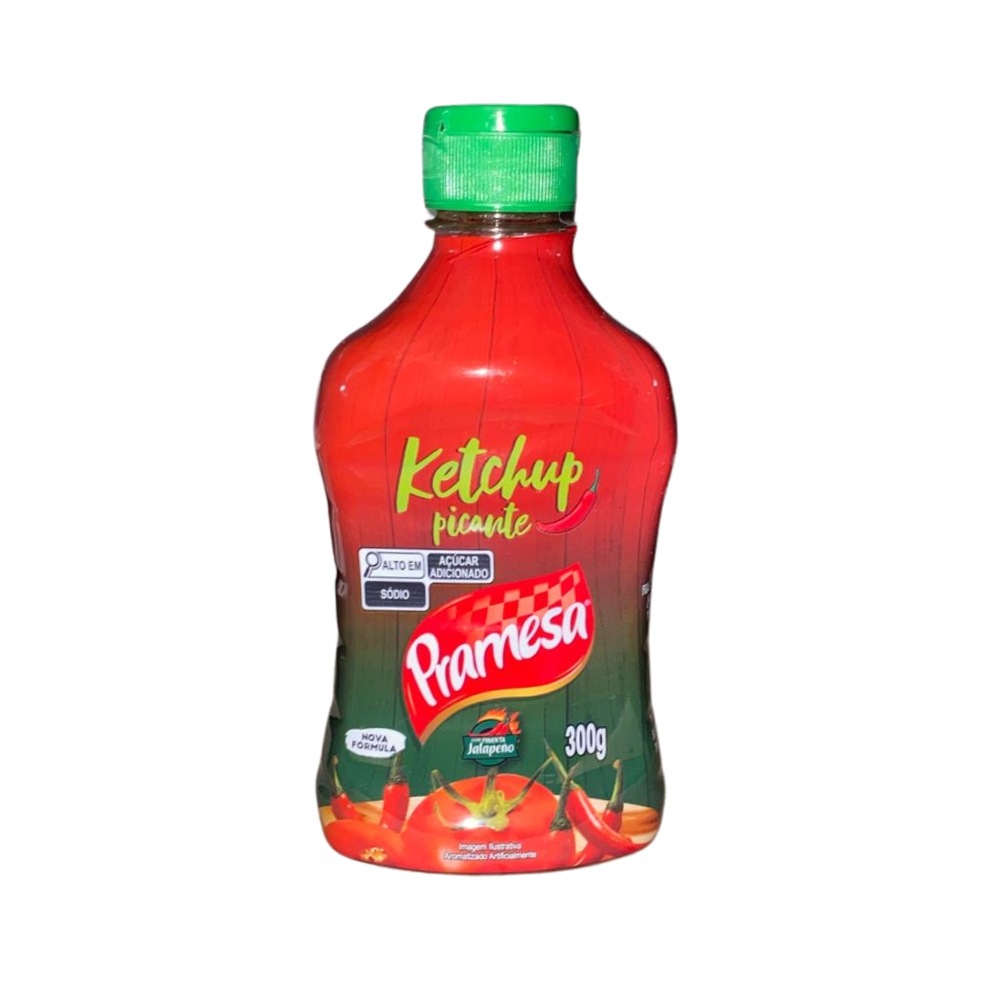 CATCHUP PICANTE FRASCO 300G PRAMESA