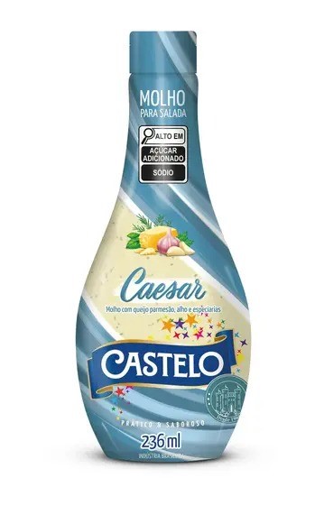 MOLHO SALADA CAESAR 236 ML CASTELO