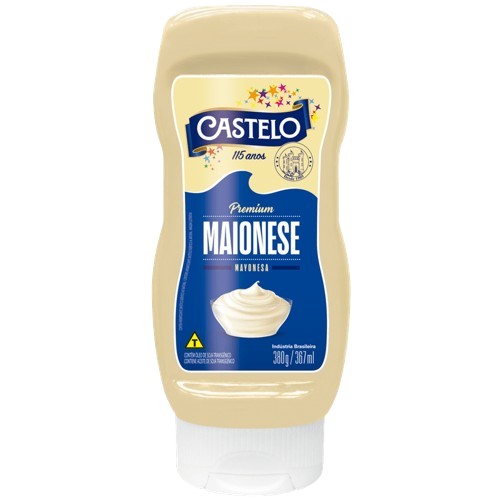 MAIONESE TOP DOWN 380G CASTELO