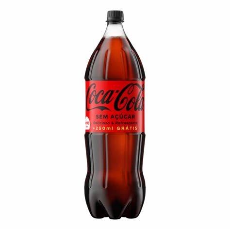REFRIGERANTE COCA COLA ZER 2 L GTS 250ML