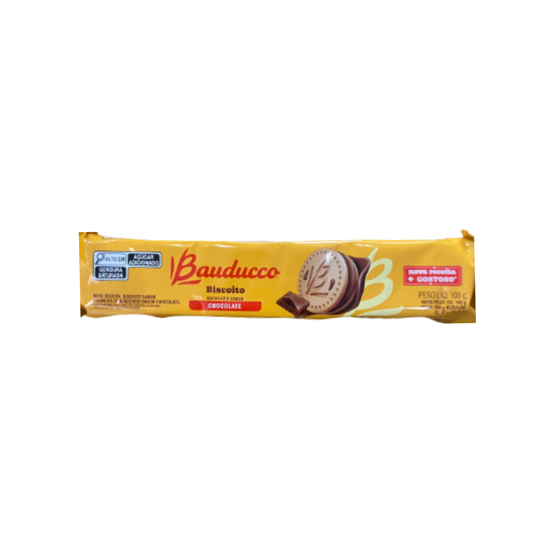 BA BISCOITO BAUDUCCO RECHE CHOC 108G
