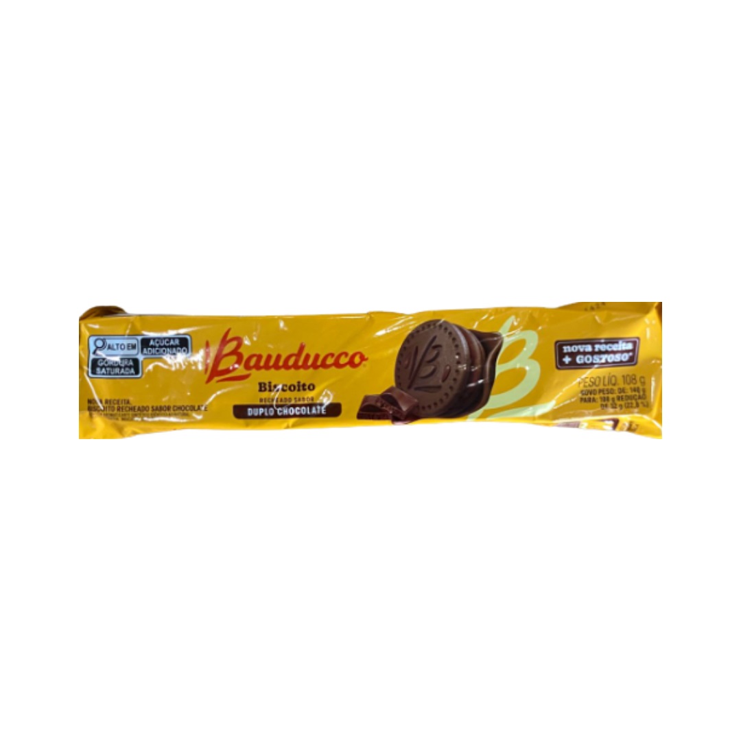 BA BISCOITO BAUDUCCO RECHE CHOC DUP 108G
