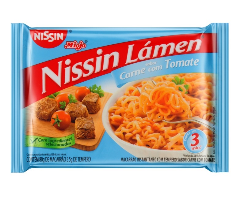 MACARRAO INST. 85 G NISSIN CARNE TOMATE