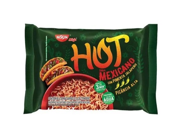MACARRAO INST. 85 G NISSIN MEXICANO HOT