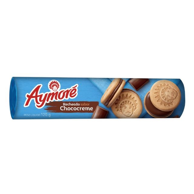 BISCOITO AYMORE 120 G CHOCO CREME