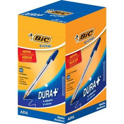 CANETA BIC AZUL TRADICIONAL 50 UND