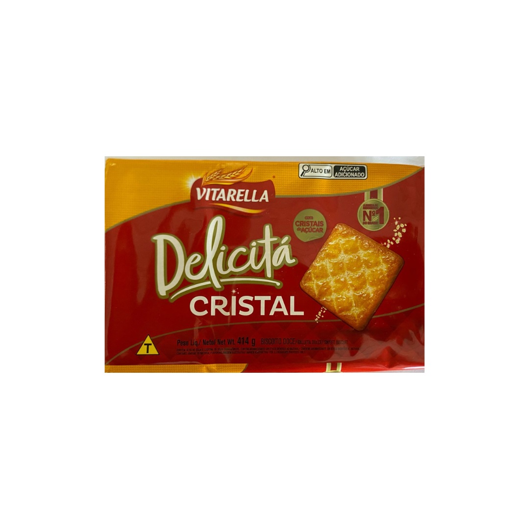 VT BISCOITO DOCE CRISTAL DELICITÁ 414G