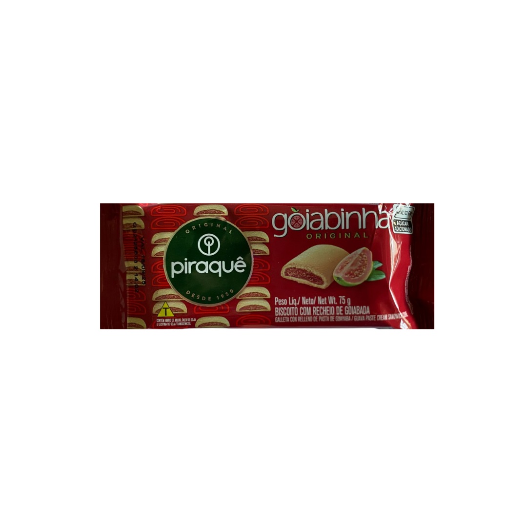BISCOITO ROLO PIRAQUE 75G GOIAB