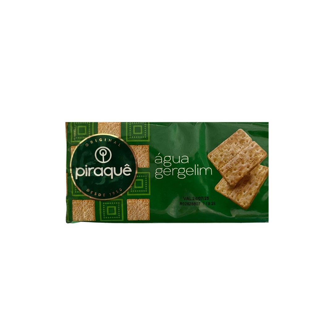 BISCOITO PIRAQUE 215 G AGUA E GERGELIM