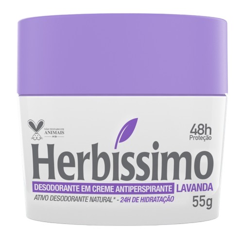 DESOD HERBISSIMO CREME LAVANDA 55 G