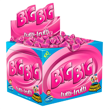 CHICLETE ARCOR BIG BIG TUTI FRUIT
