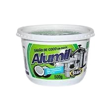 PASTA DE BRILHO ALUMIL SAB DE COCO 500G