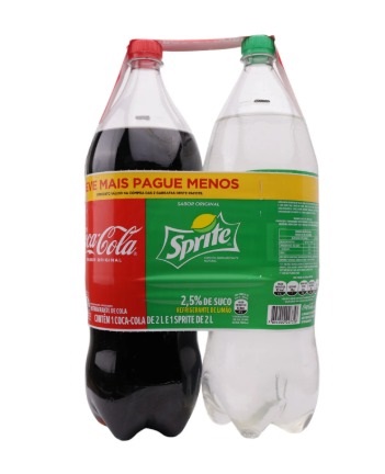 KIT REFRIG COCA COLA + SPRIT 2 L