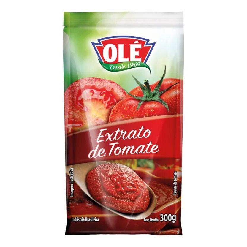 EXTRATO DE TOMATE SACHE 300G OLÉ