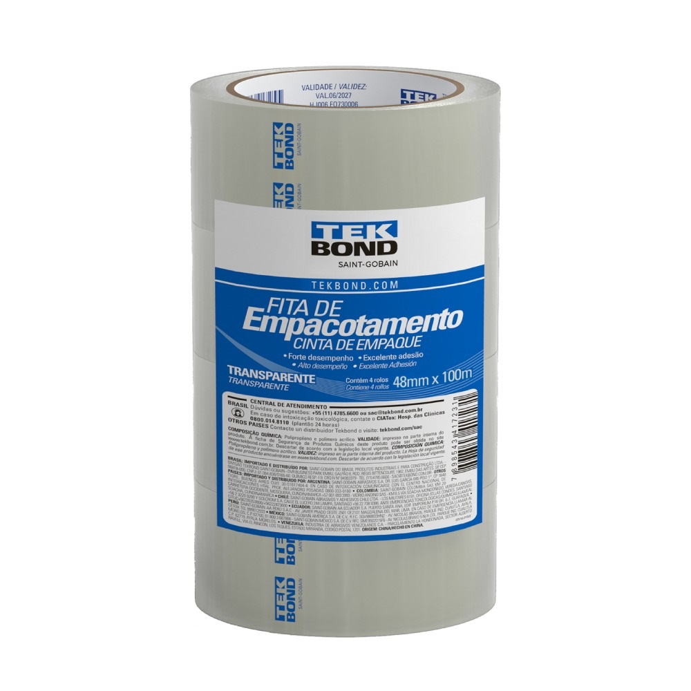 TB FITA DE EMPAC TEKB TRANS 48MMX100 C/4