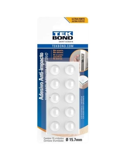 TB ANTI IMPACTO TEKB 15,7MM CART 10UN