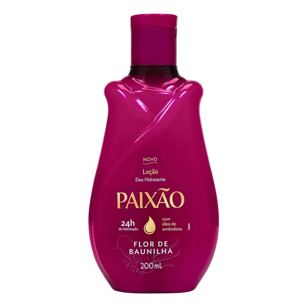 HIDRATANTE PAIXAO 200 ML FLOR BAUNILHA