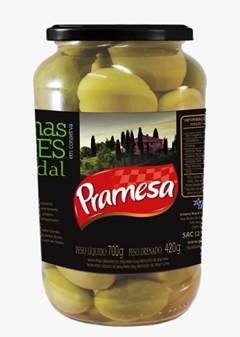 AZEITONA VERD S/CARO GORDAL 350G PRAMESA