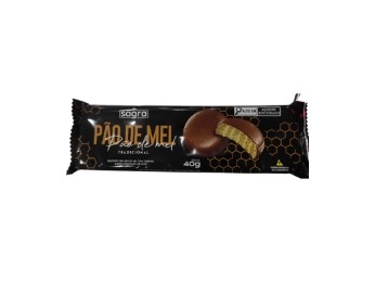 PAO DE MEL TRAD GLUB COB CHOCO 40G