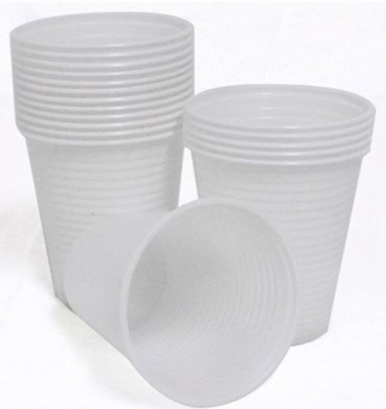 COPO DESC. BRANCO 200ML 50 UN