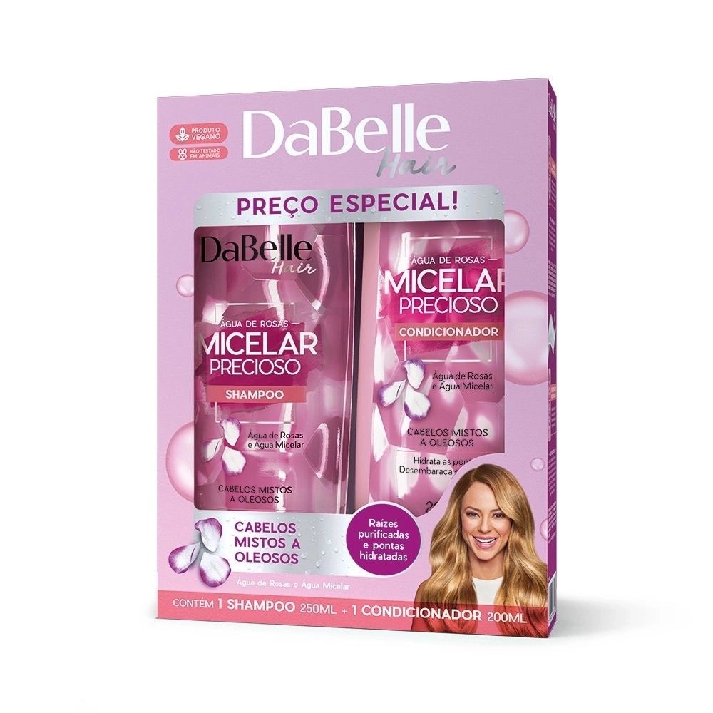 KIT SH+COND DABELLE 250+200ML MICEL. PRE