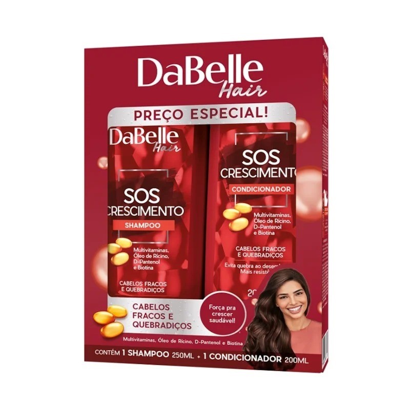 KIT SH+COND DABELLE 250+200ML SOS CRESC.