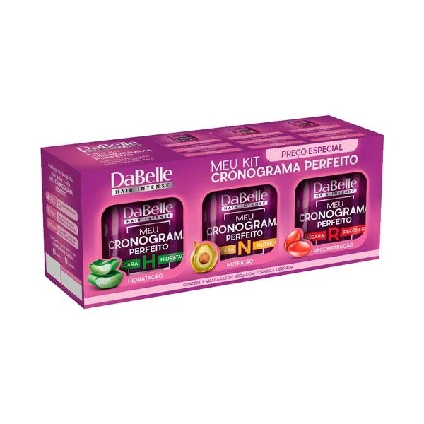 KIT DABELLE 3 MASCARAS CRON PERF 1200KG