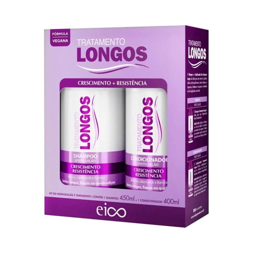 KIT SH+COND EICO 450+400ML CAB LONGOS