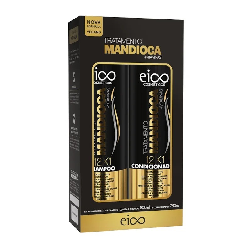 KIT SH+COND EICO 800+750ML MANDIOCA
