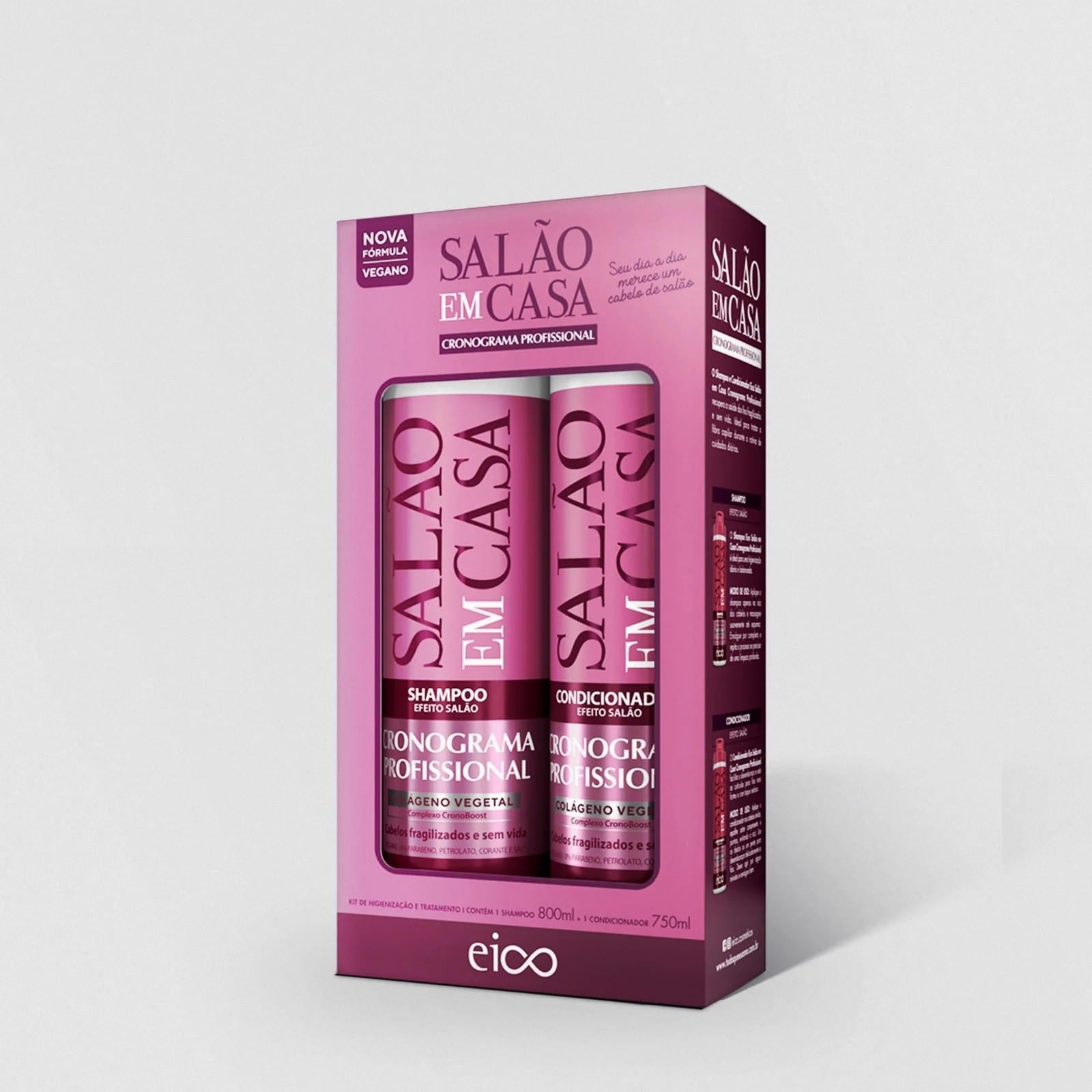 KIT SH+COND EICO SALAO 800+750ML CRONOG