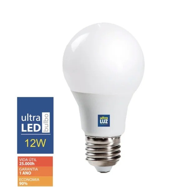 LAMPADA ULTRALUZ LED 12W 6500K