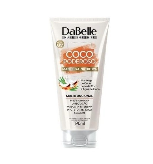 MANTEIGA CAPILAR DABELLE COCO 190ML