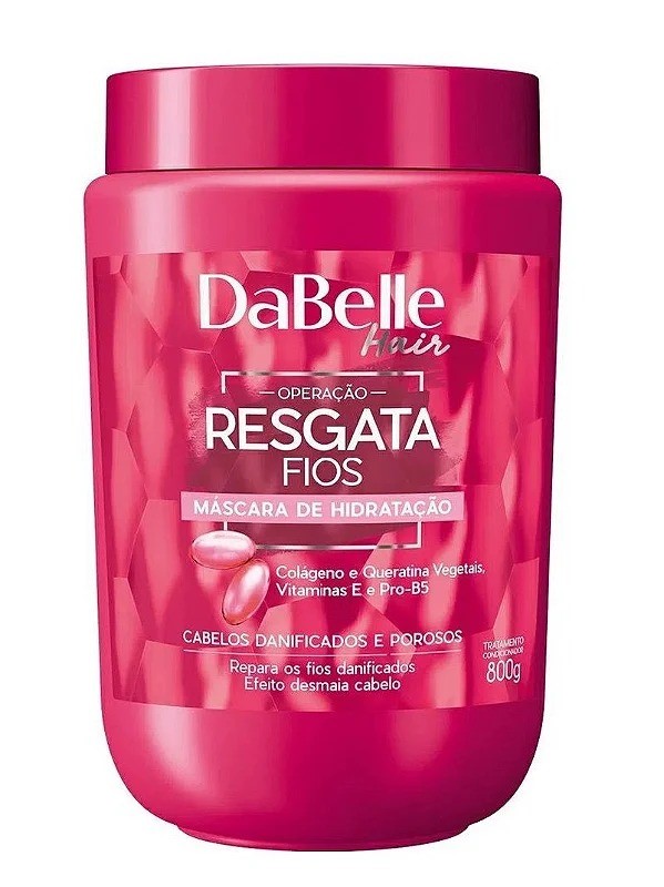 MASCARA DE HIDRAT DABELLE RESG FIOS 800G