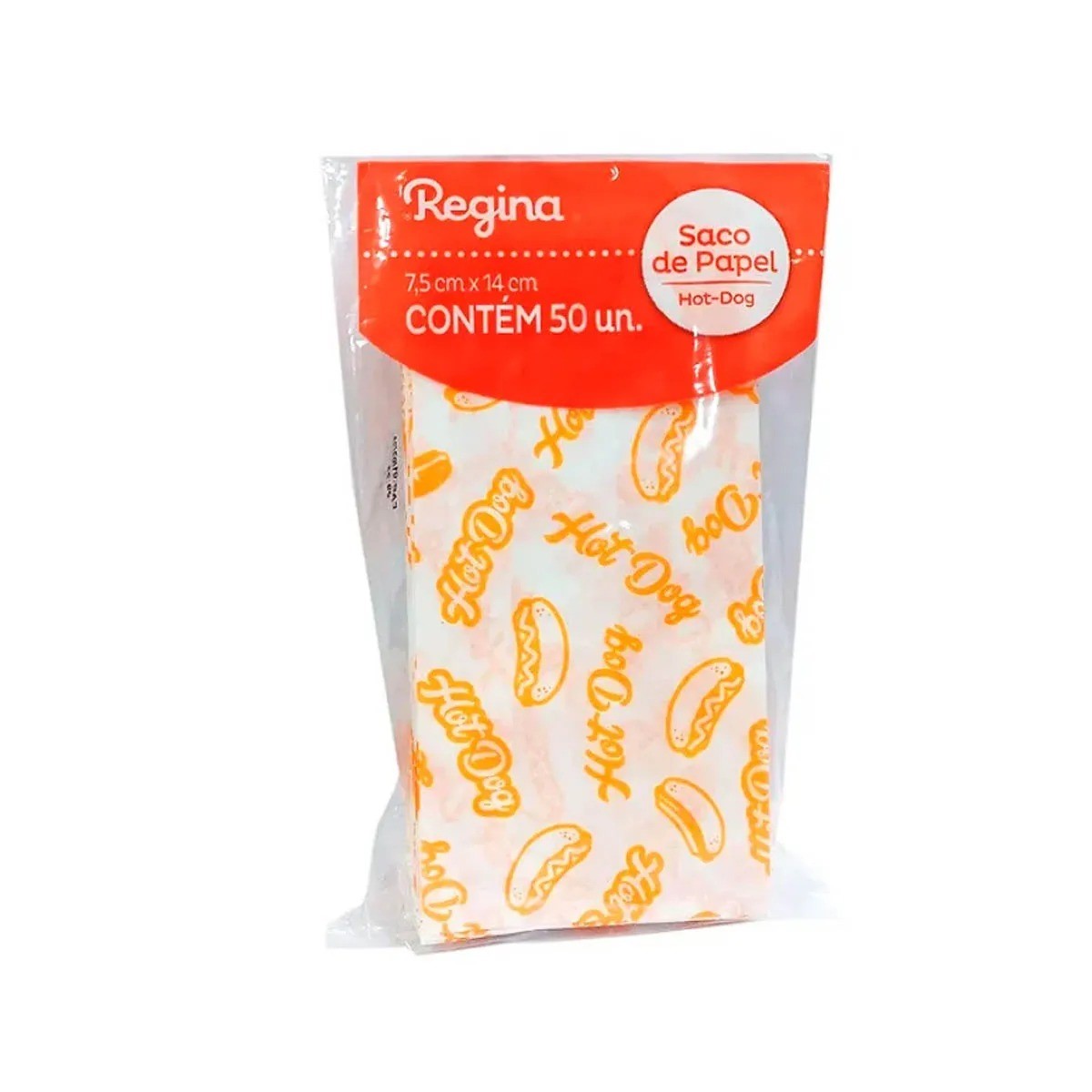 SACO PAPEL ESTAMPADO HOT DOG P C/50 UN