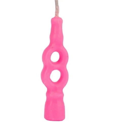 VELA ANIVERSARIO ROSA N°8 C/1 UN