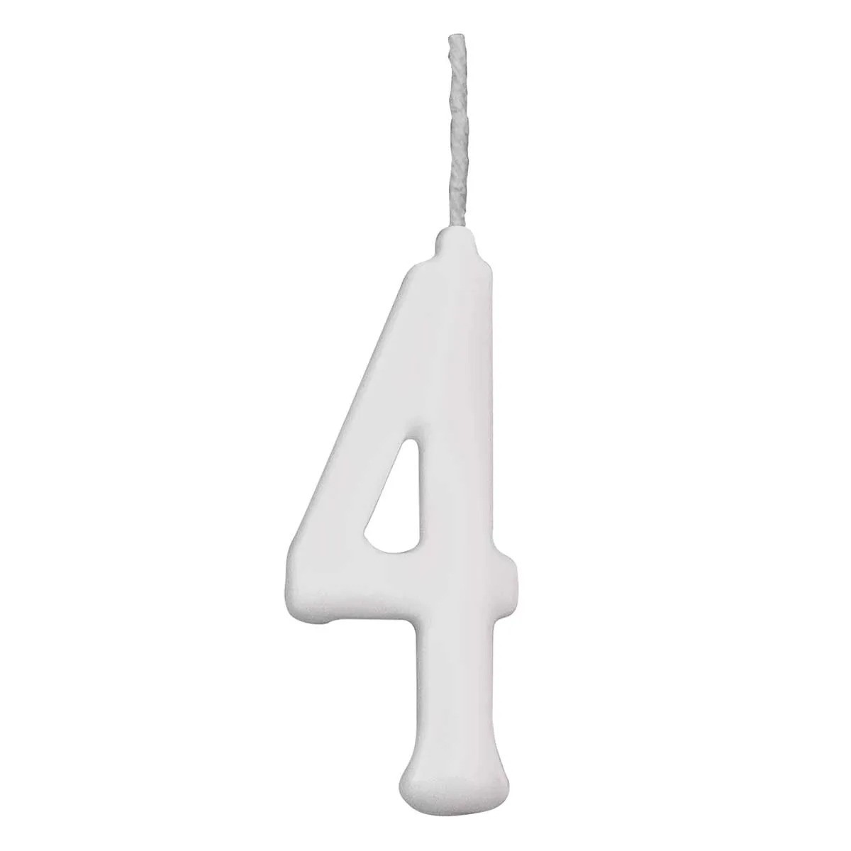 VELA PARABENS BRANCO N°4 C/1 UN