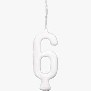 VELA PARABENS BRANCO N°6 C/1 UN