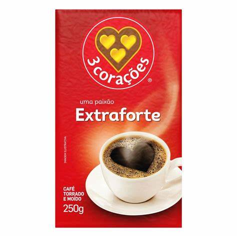 CAFE 3 CORACOES 250 G EXTRA FORTE VACUO