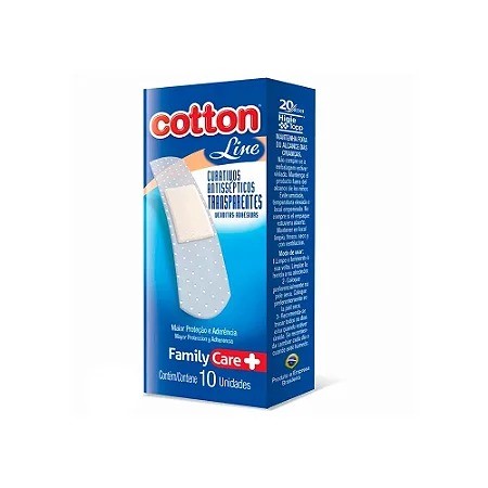 CO CURATIVO TRANS COTTON LINE 10UN