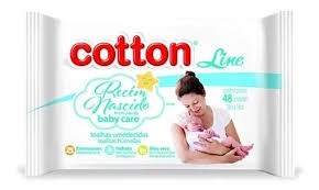 CO LENCOS UMED COTTON RECEM NASCIDO 48UN