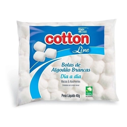 CO ALGODAO BOLA BRANCA COTTON 40G