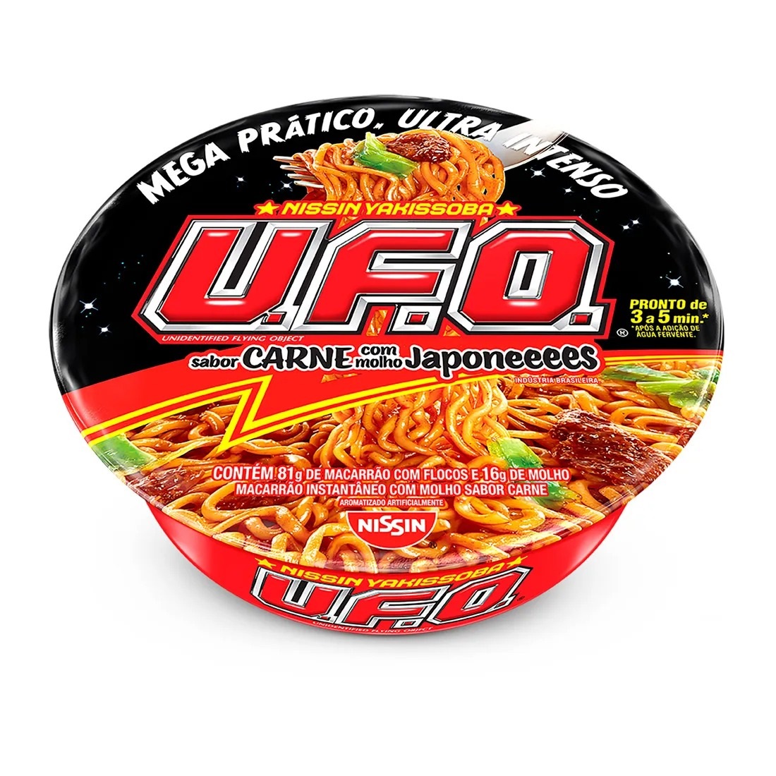 MACARRAO INST.97G NISSIN YAK U.F.O CARNE