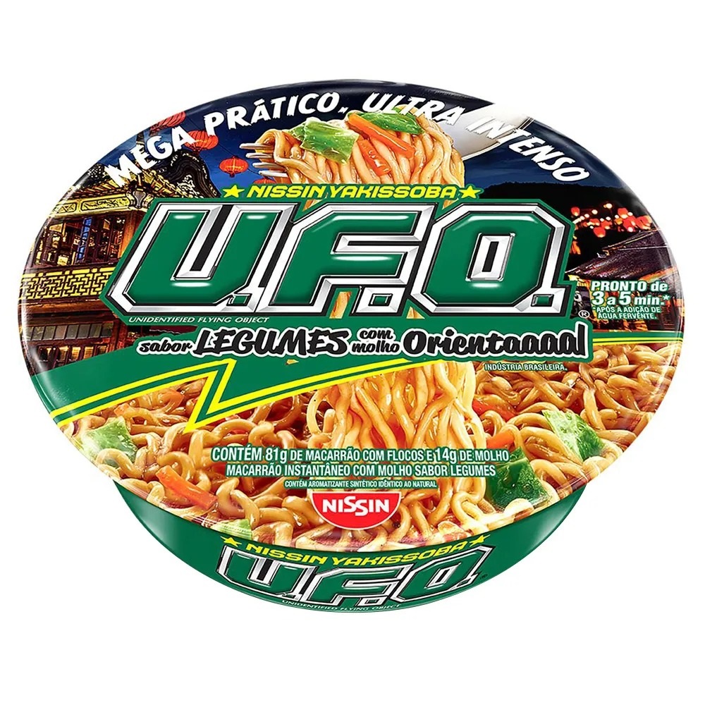 MACARRAO INST.95G NISSIN YAK U.F.O LEGUM