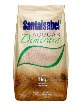 ACUCAR CRISTAL DEMERARA SANTA ISABEL 1KG