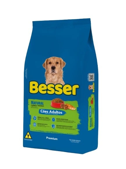 VB RACAO BESSER NATURAL AD 20KG
