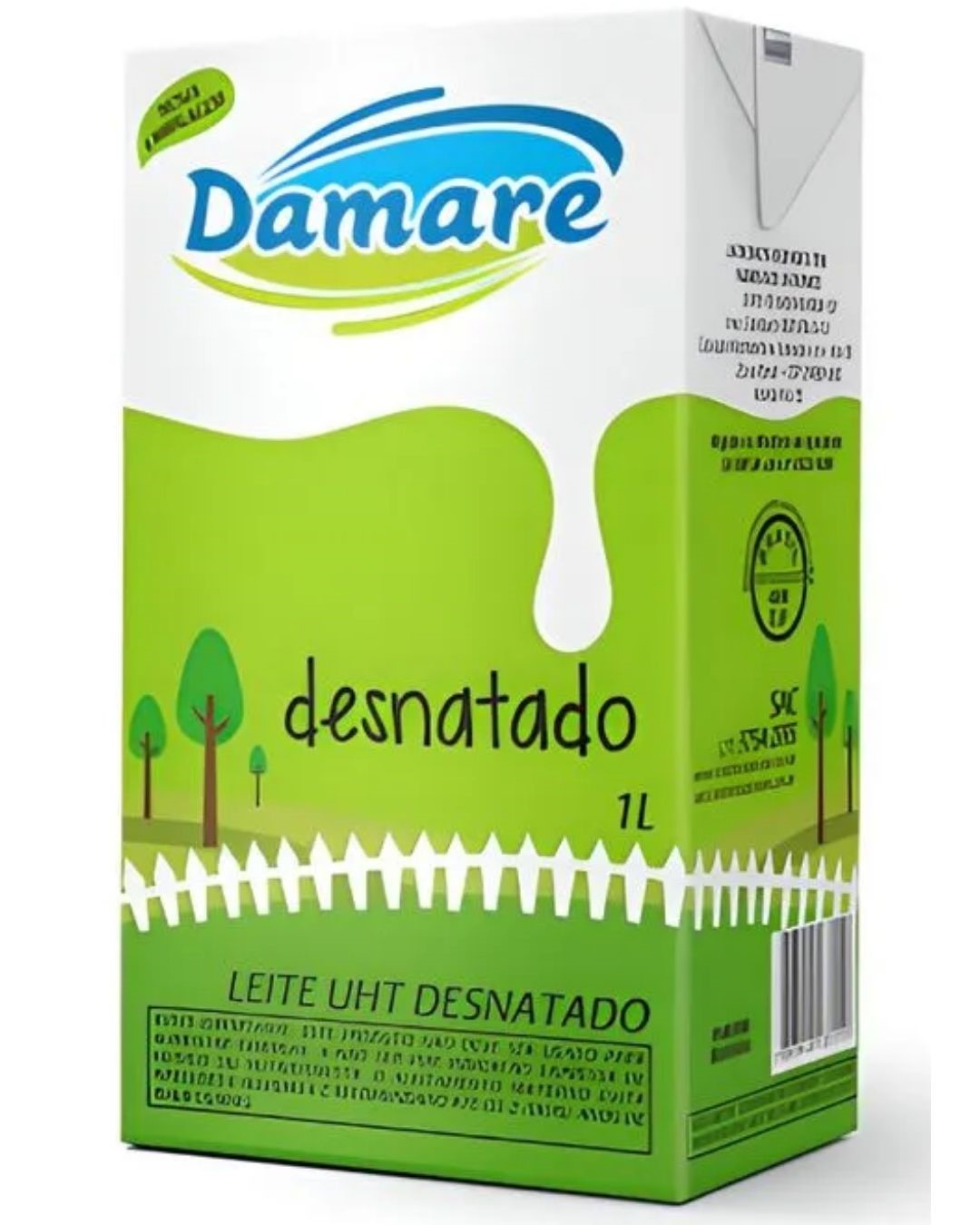 LEITE DAMARE DESNATADO 1 L