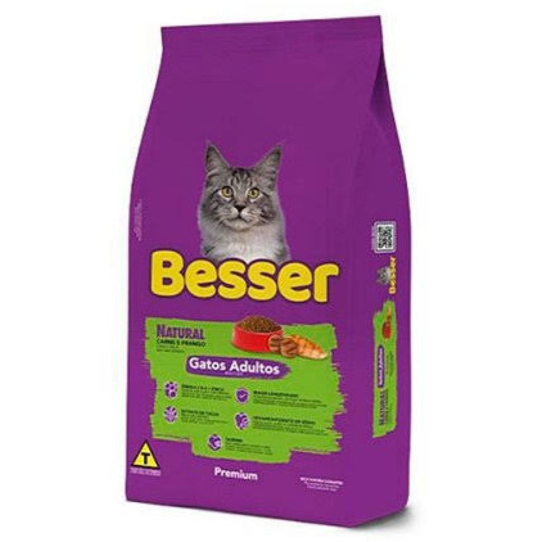 VB RACAO BESSER NATURAL GATOS AD 20KG